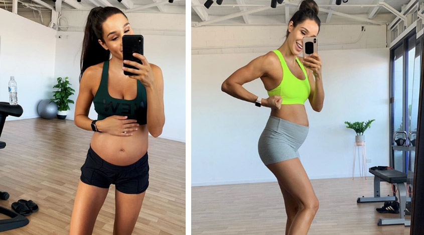 The workouts and exercises that Kayla Itsines is doing in pregnancy